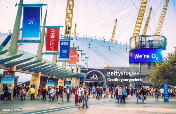 event at the o2 in london - dome stock pictures, royalty-free photos & images