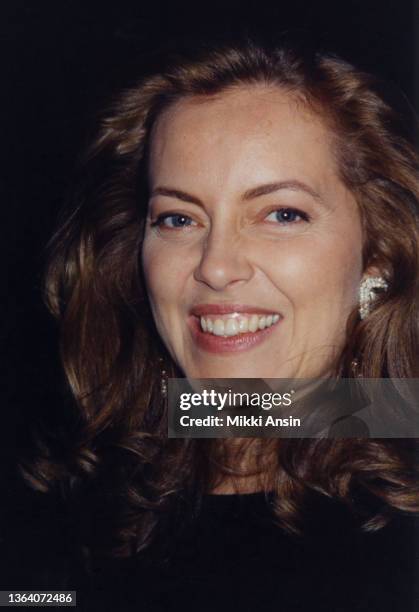 Portrait of Italian-born Australian actress Greta Scacchi during the filming of 'Jefferson in Paris' , Paris, France, May 1994.