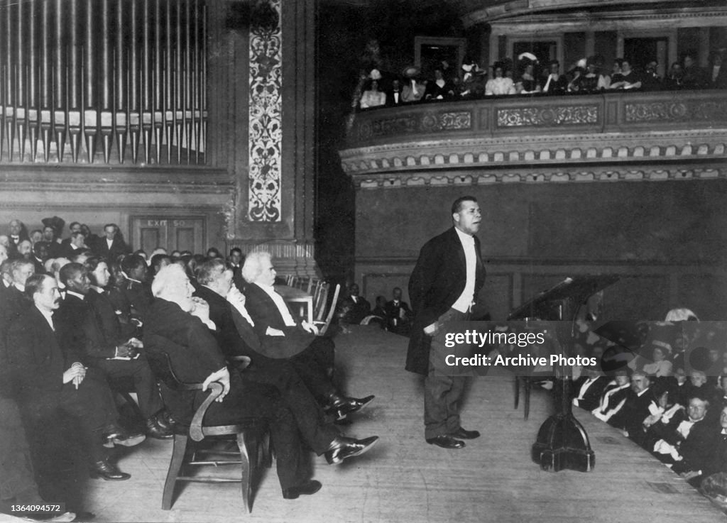Booker T Washington At Carnegie Hall
