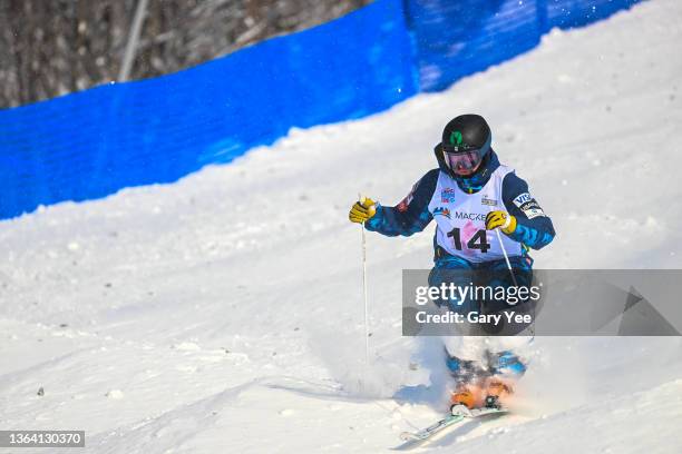 Bradley Wilson of United States at the Coupe Du Monde Des Bosses Mackenzie at Tremblant on January 07, 2022 in Mont-Tremblant, Quebec.