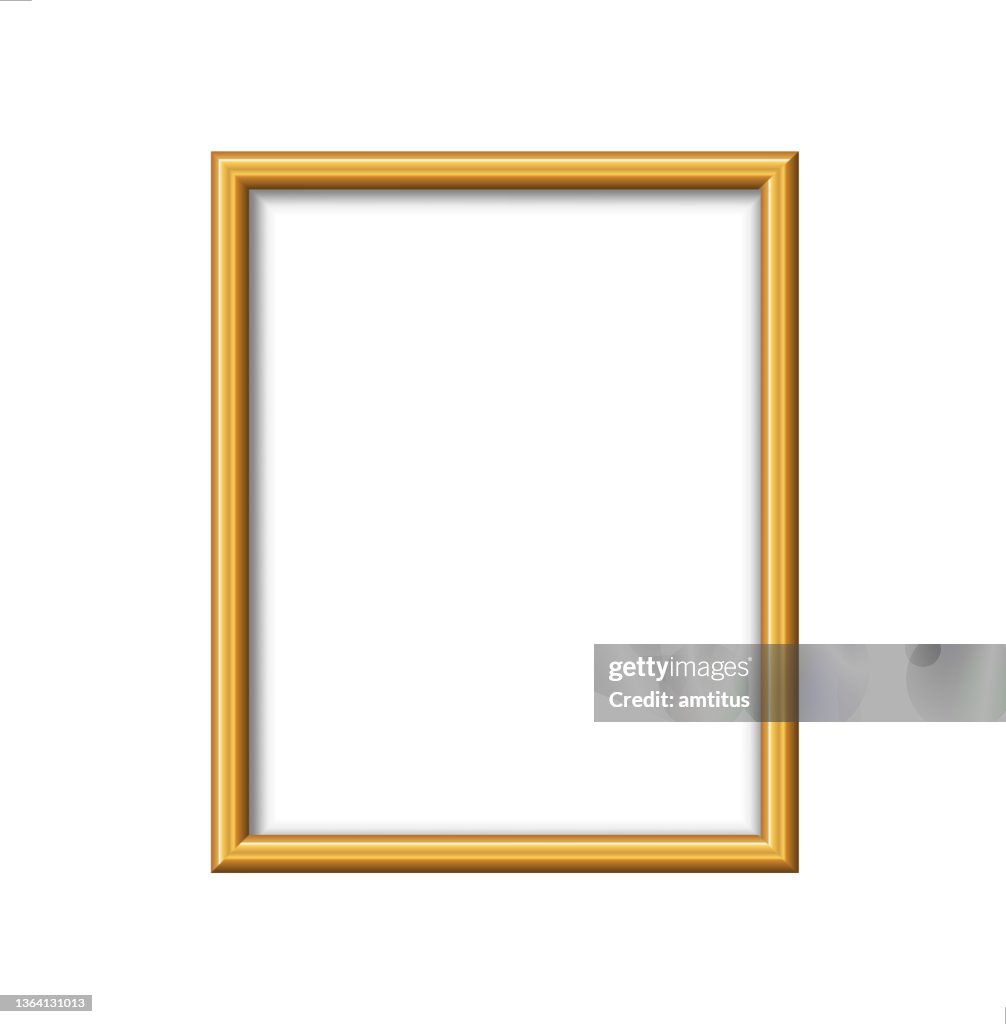 Basic Golden Frame Golden Frame High-Res Vector Graphic - Getty Images