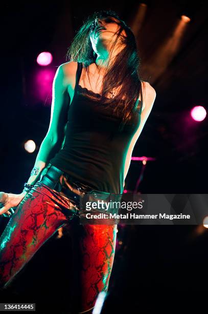 Lauren Harris live on stage at Hard Rock Hell 2009, Prestatyn Sands, Wales, December 6, 2009.