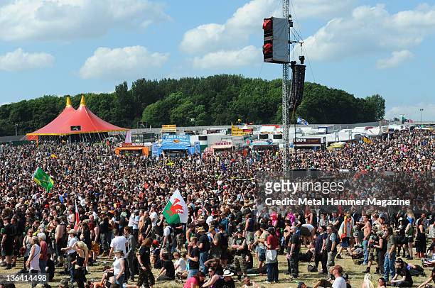 Crowds at Download Festival on June 13, 2009 at Donington Park.