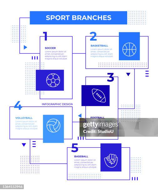 sport infografik vorlage - organisation chart stock-grafiken, -clipart, -cartoons und -symbole