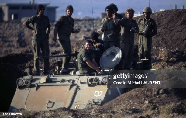 Soldats israéliens lors de la guerre du Kippour, en octobre 1973.