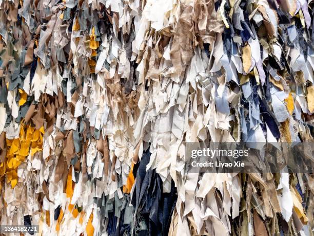 fabric scrap - clothes waste stock pictures, royalty-free photos & images