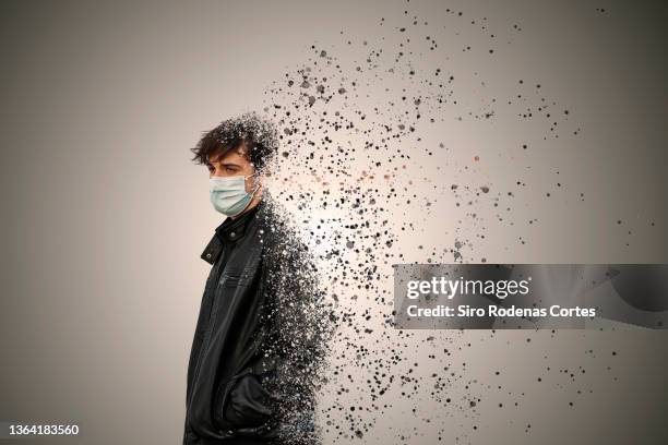 teen depression in pandemic - end of life stockfoto's en -beelden