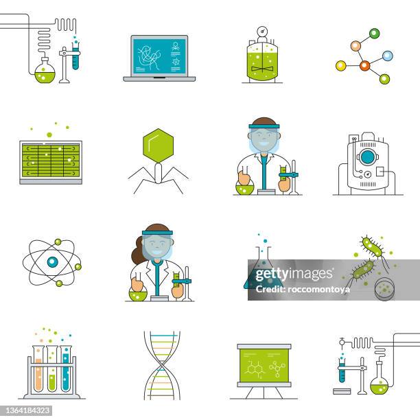 science items - bacteriologist stock illustrations