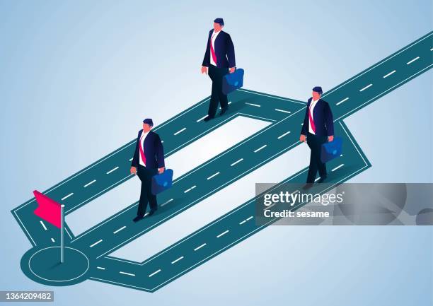 Path Between Work And 2,667 Different Career Paths Stock Photos, High-Res Pictures, and ...