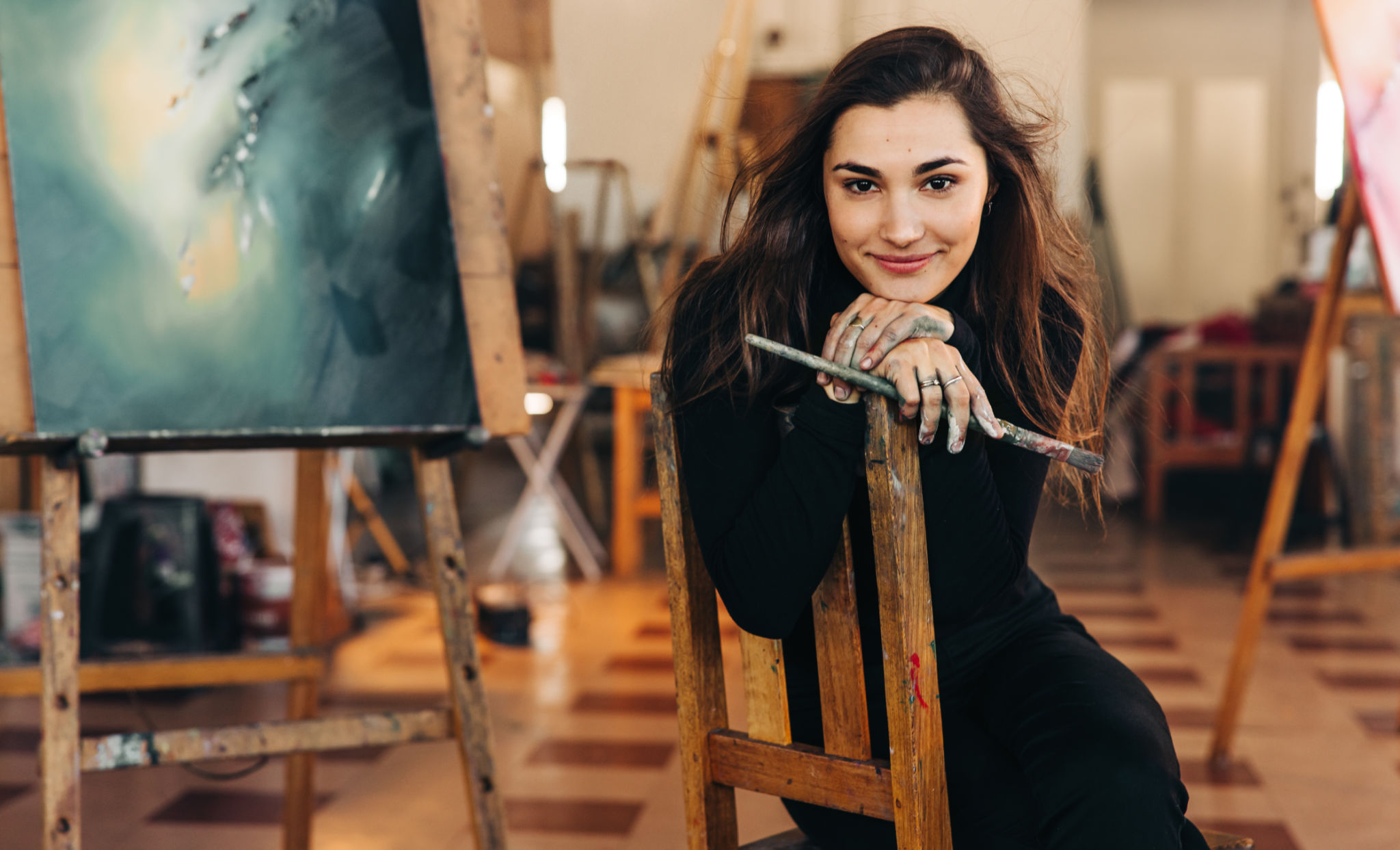 artist selling art