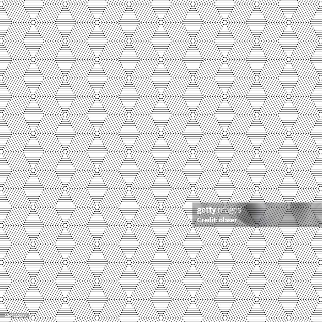 Flower Patterns Complex Flower Pattern Complex Overlapping Hexagon Pattern With Inner Polygons ...