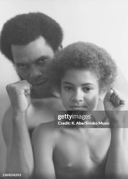 Roy Ayers & His Son Portrait, New York, United States, 1972.