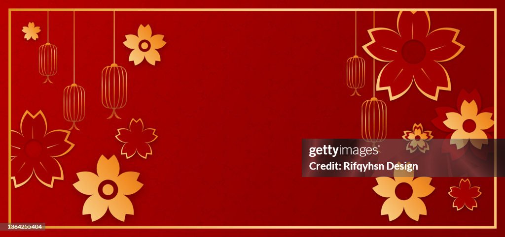 Chinese greeting card or banner.