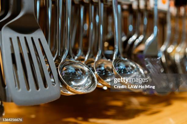 kitchenware in the supermarket - kitchenware department stock pictures, royalty-free photos & images