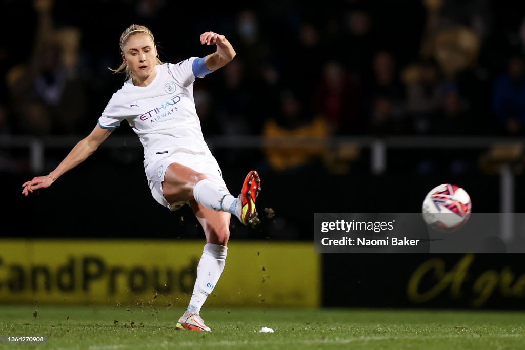 Leicester City Women v Manchester City Women - FA Women's Continental Tyres League Cup