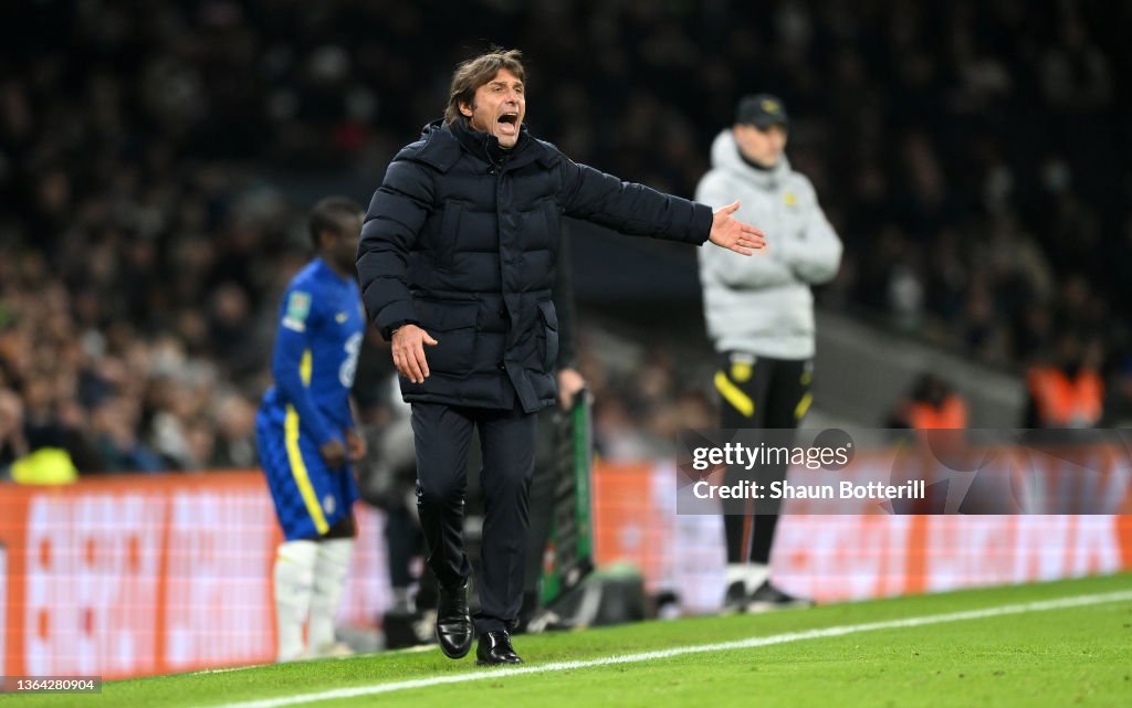 Tottenham Hotspur v Chelsea - Carabao Cup Semi Final Second Leg