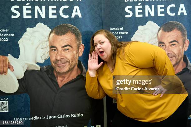 Actress Itziar Castro attends 'Desmontando a Seneca' premiere at the Reina Victoria Theater on January 12, 2022 in Madrid, Spain.