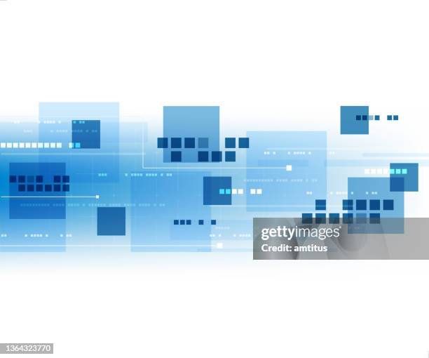 data pixels - computer software development stock illustrations