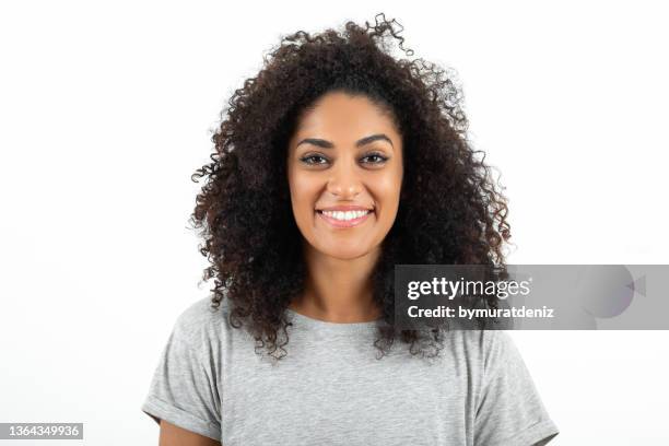 happy woman portrait - looking to the camera stock pictures, royalty-free photos & images