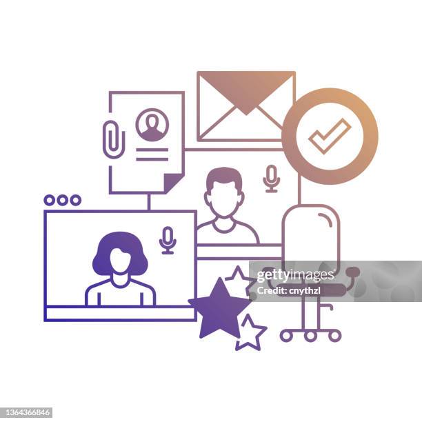 Job Interview Icons Photos and Premium High Res Pictures - Getty Images