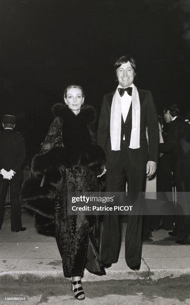 Marie Laforêt et Pierre Cornette de Saint-Cyr en 1976