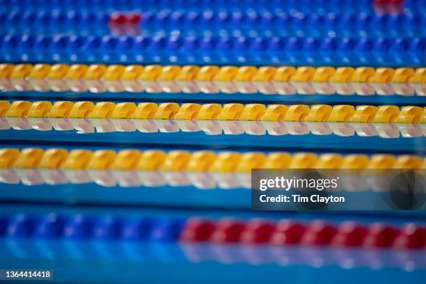 Competitor Lane Ropes Olympic Swimming Pool Lanes Photos and Premium High Res Pictures ...