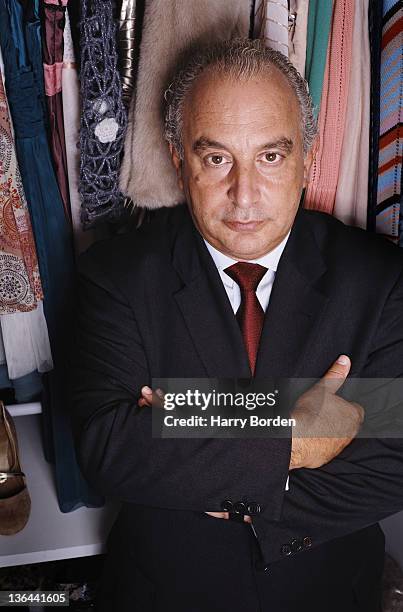 Businessman Philip Green is photographed for Management Today on March 6, 2006 in London, England.