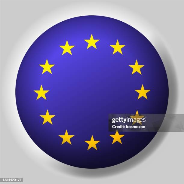 Flag Of European Union Button High-Res Vector Graphic - Getty Images