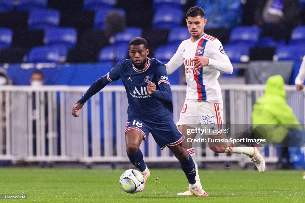 Olympique Lyonnais v Paris Saint Germain - Ligue 1 Uber Eats