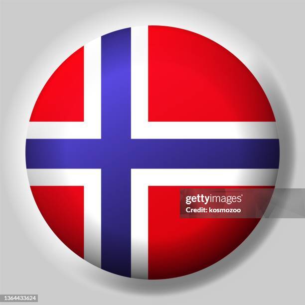 flag of norway button - norway democracy stock illustrations