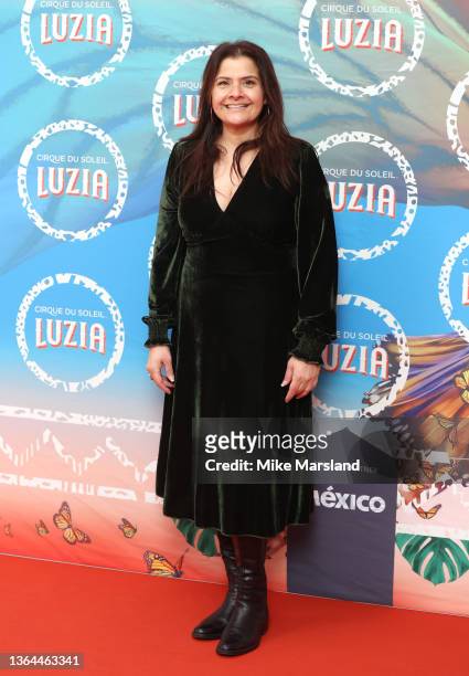 Nina Wadia attends Cirque du Soleil's "LUZIA" premiere at Royal Albert Hall on January 13, 2022 in London, England.