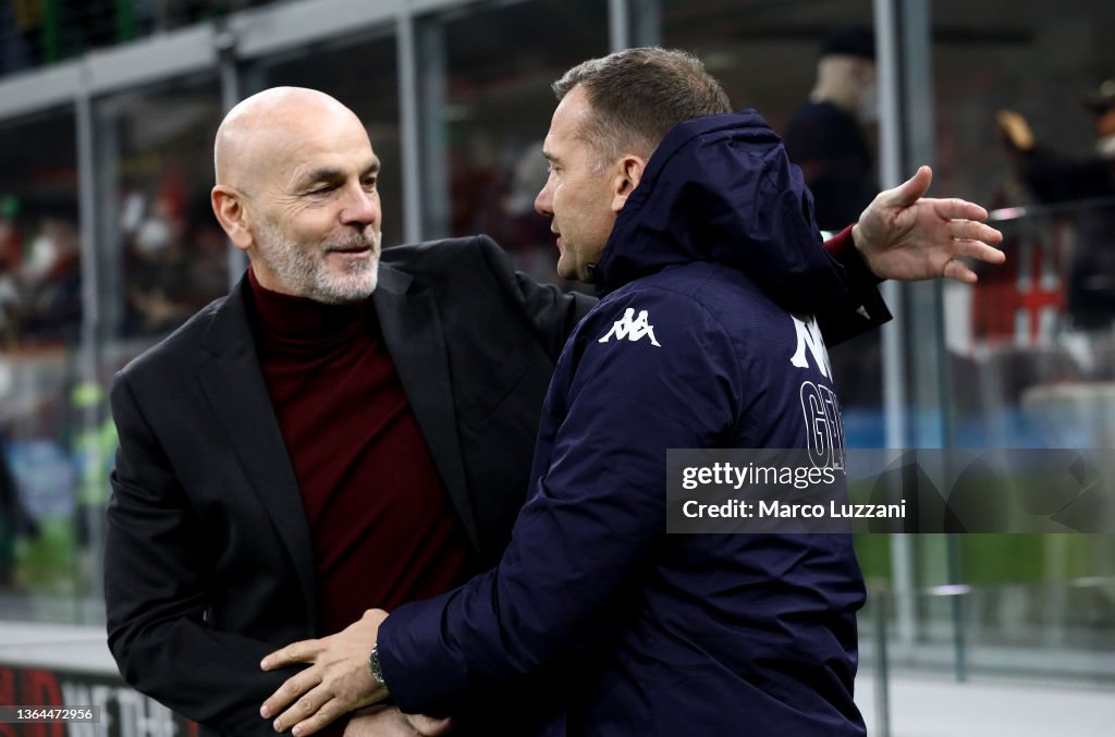 AC Milan v Genoa CFC - Coppa Italia