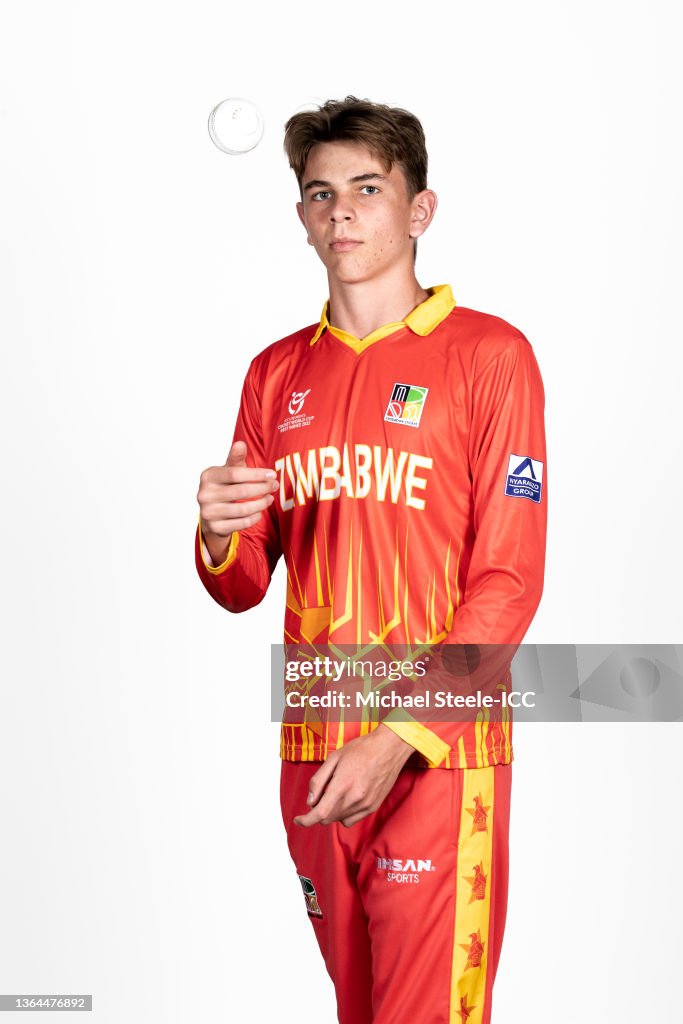 Stephen Rugg Zimbabwe Declan Rugg of Zimbabwe poses for a photo on January 10, 2022 in ...