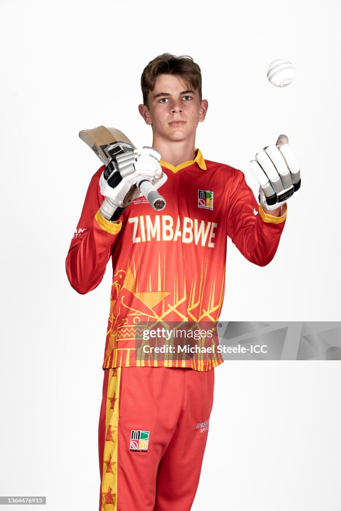 Declan Rugg of Zimbabwe poses for a photo on January 10, 2022 in ...