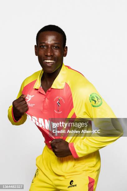 Brian Asaba of Uganda poses for a photo on January 11, 2022 in Georgetown, Guyana.