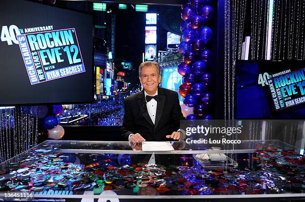 New York, 12/31/11 - The legendary Dick Clark, celebrating 40 years of ringing in the New Year on the Walt Disney Television via Getty Images...