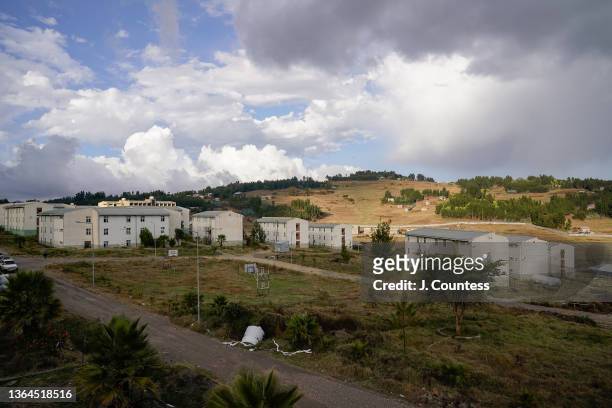 View of dorm rooms at Wollo University in Dessie on January 11, 2022 in Dessie, Ethiopia. The TPLF moved on the city of Dessie around October 30...