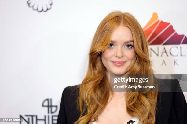 Abigail Cowen attends the Los Angeles special screening of Universal's "Redeeming Love" at Directors Guild of America on January 13, 2022 in Los...