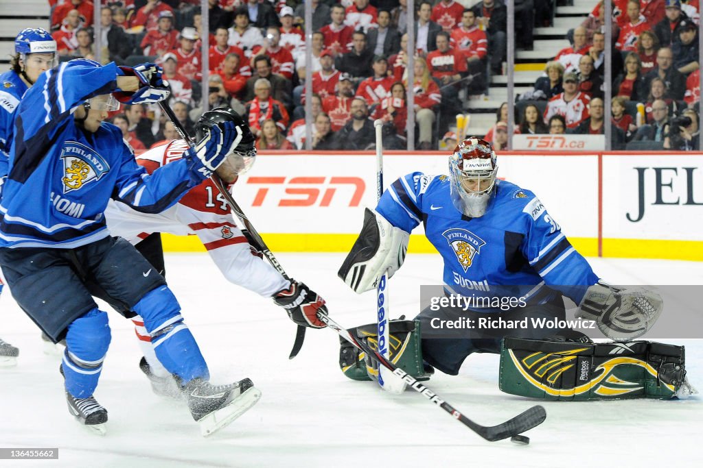 2012 World Junior Hockey Championships - Bronze Medal Game - Canada v Finland