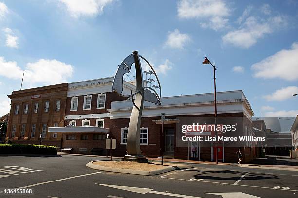 General view of Toowoomba central business district as seen on January 6, 2012 in Toowoomba, Australia. January 10 marks the one year anniversary of...