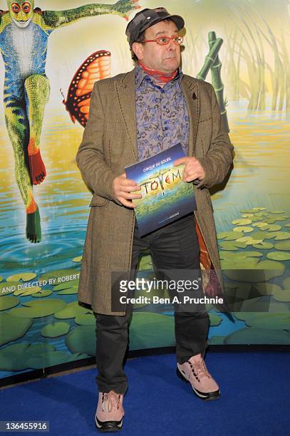 Timmy Mallett attends the Cirque du Soleil: Totem Premiere at Royal Albert Hall on January 5, 2012 in London, England.