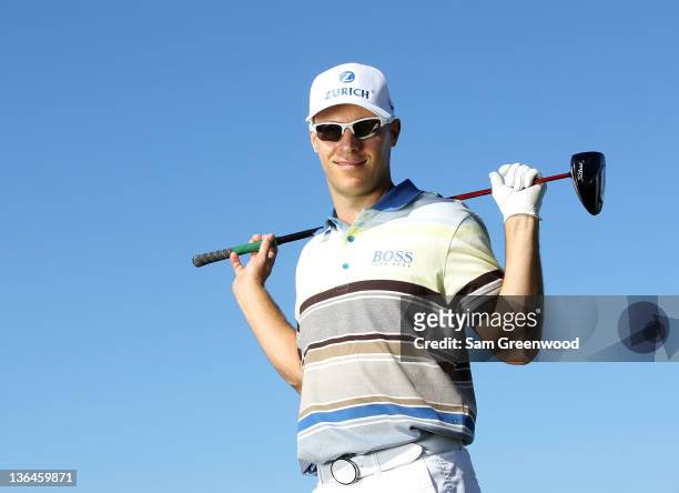 Ben Crane poses for a portrait during the pro-am round of the Hyundai Tournament of Champions at the Plantation course on January 5, 2012 in Kapalua,...