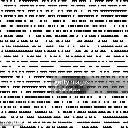 Black dots in rows pattern Black dots in rows pattern