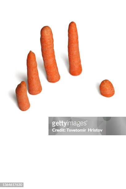 abstract sweet carrot - zombie hand stock pictures, royalty-free photos & images