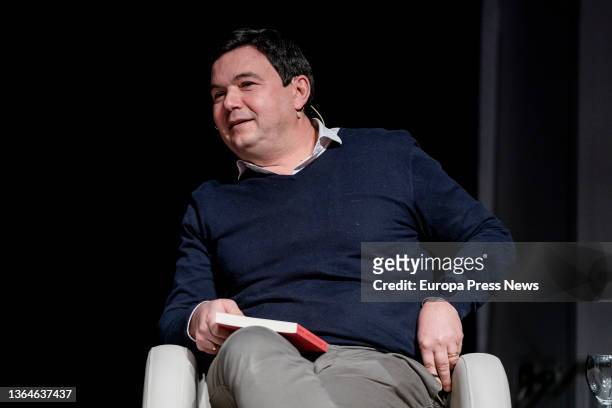 The economist Thomas Piketty, participates in the dialogue 'Transforming the present, imagining the future: beyond precariousness and inequalities'...