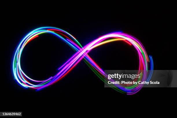 light painting - infinity stock pictures, royalty-free photos & images