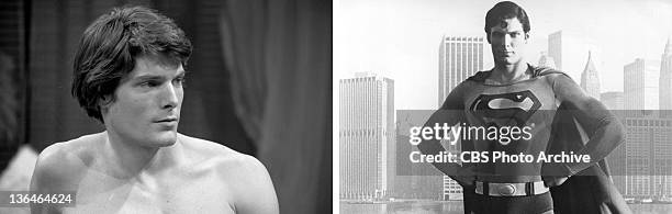 In this composite image a comparison has been made of actor Christopher Reeve. Many of today's leading Hollywood stars began their careers in daytime...