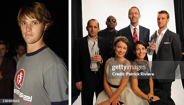 In this composite image a comparison has been made of actor Jesse Spencer. Many of today's leading Hollywood stars began their careers in daytime...