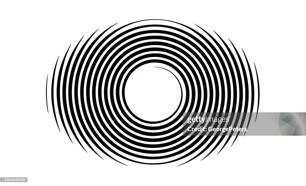 Spiralförmiges konzentrisches Muster
