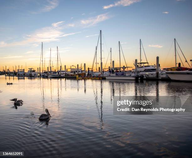 travel to  florida, usa - shrimp boat stockfoto's en -beelden